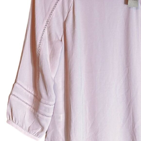 LOFT Pink Long Sleeve Blouse NWT Size XS Petite ▫️ - Picture 4 of 9